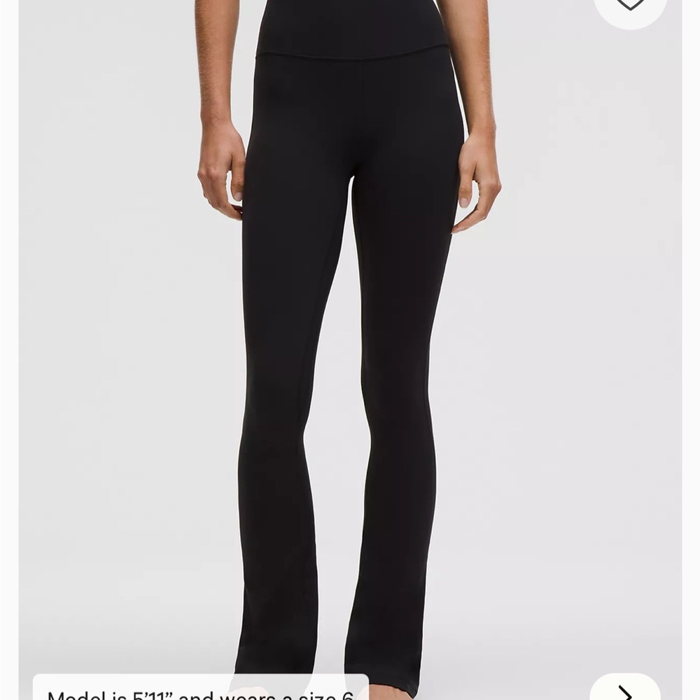 Lululemon align flare leggings size 2 worn once